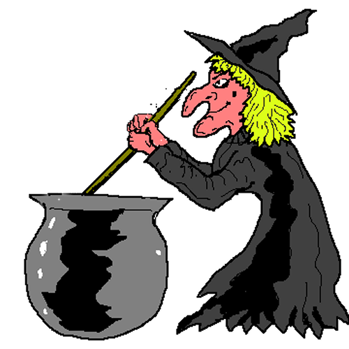 Witch's Cauldron Cliparts
