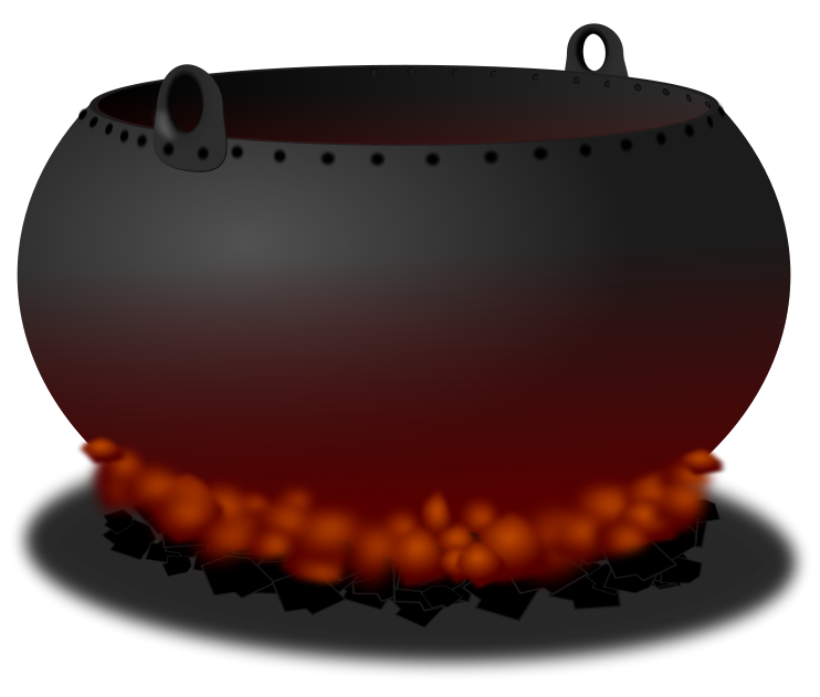 Witch's Cauldron Cliparts