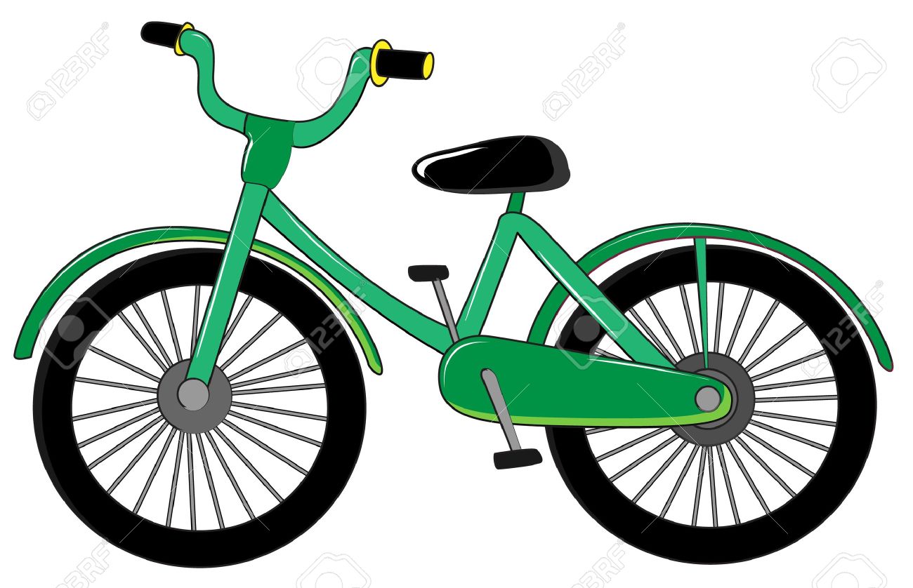 cartoon clipart bicycle - Clip Art Library