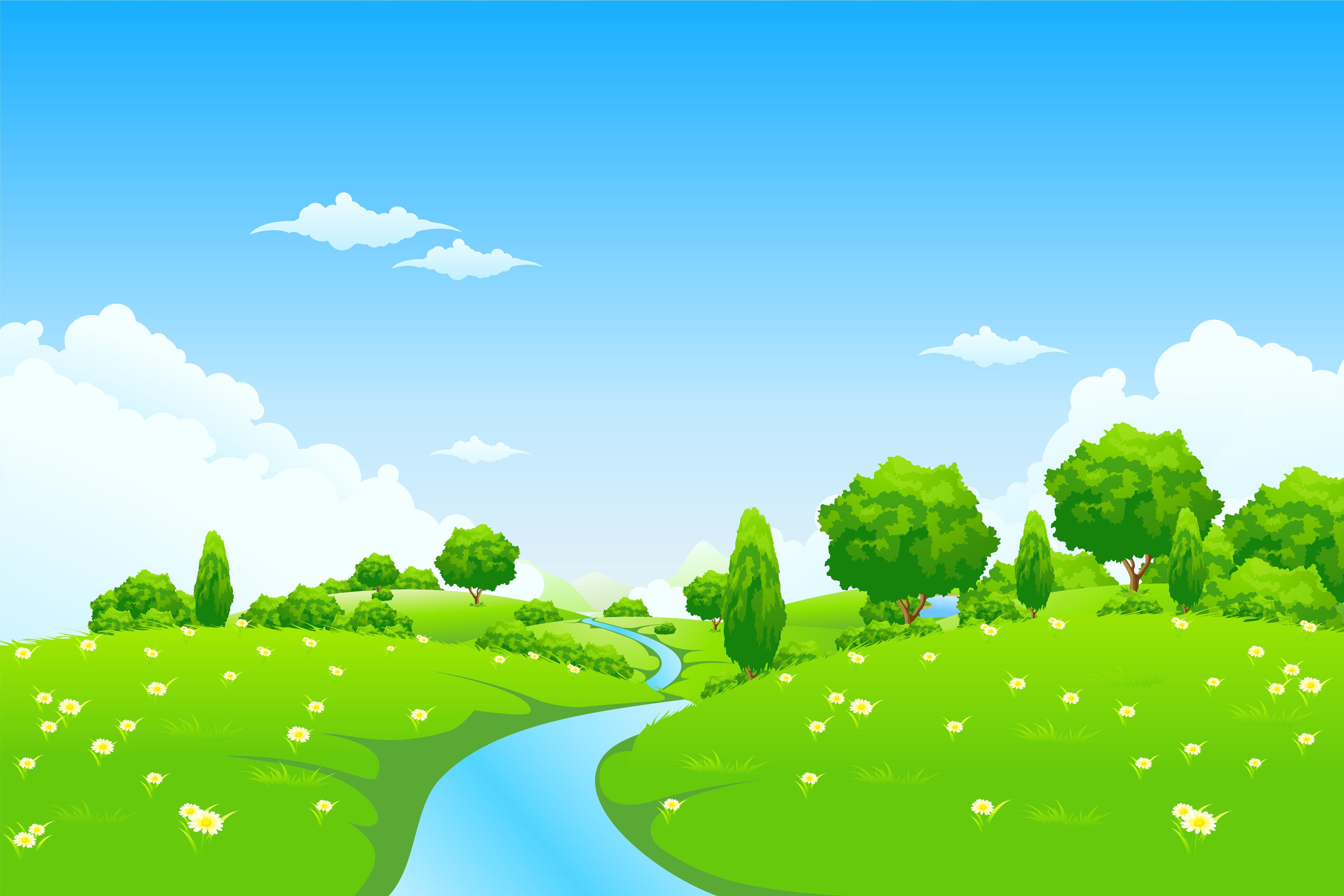 Rolling Grass Cliparts