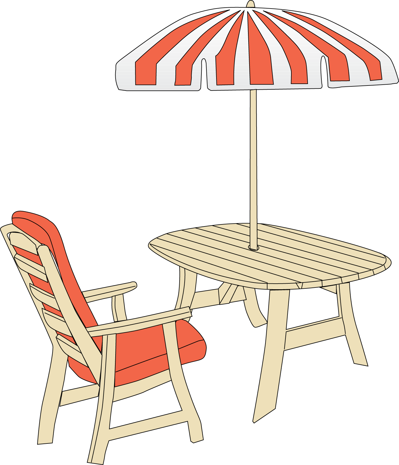 Free Umbrella Chair Cliparts, Download Free Umbrella Chair Cliparts png