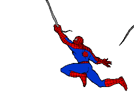 spiderman swinging png gif - Clip Art Library