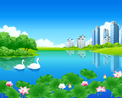 City Landscape Cliparts