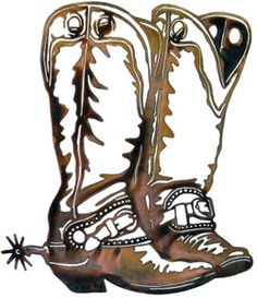 Western boots clip art