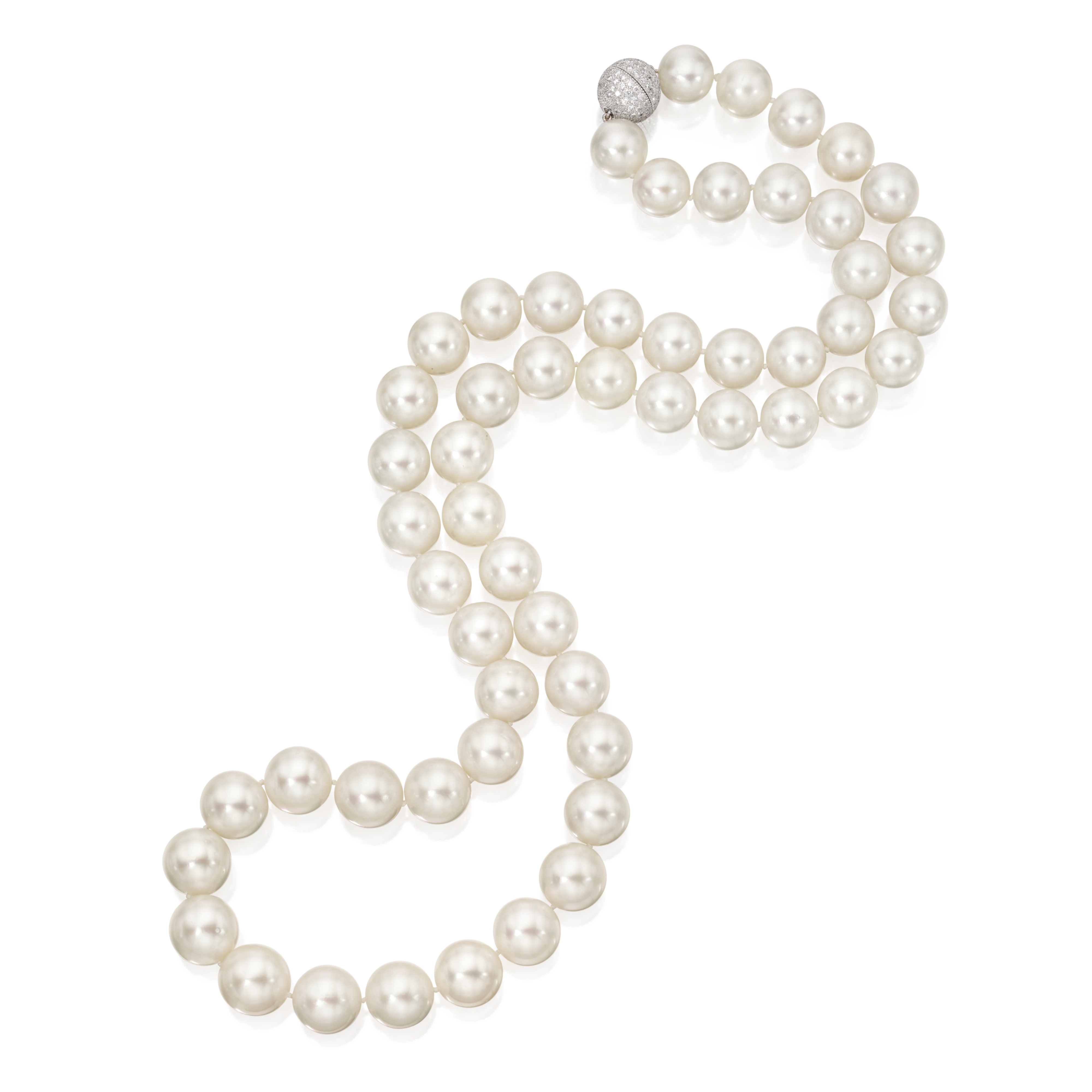 Straight Strand Of Pearls