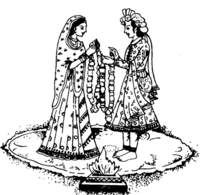 indian wedding clipart