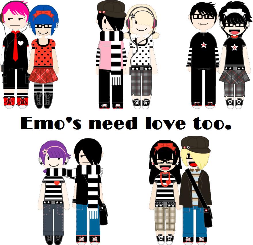 Emo Couple Png 
