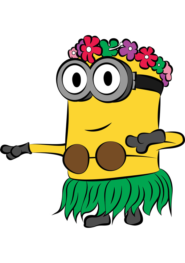 Free: Minion Girl Cliparts - Girl Minions 