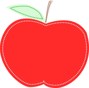 Free teacher apple clipart