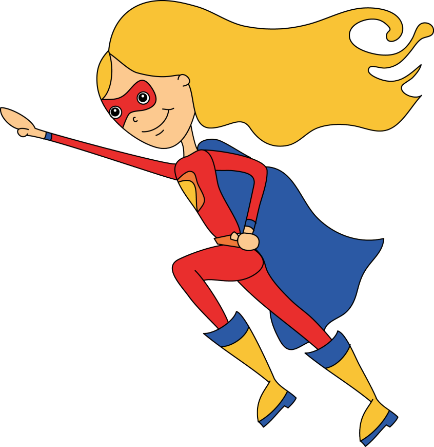Comic Superhero Cliparts