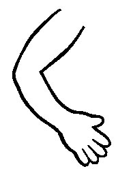 Arm clipart black and white