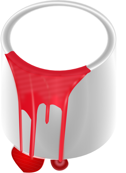 Red Paint Cliparts