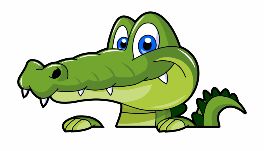 Transparent Alligator Cartoon Cartoon Alligator