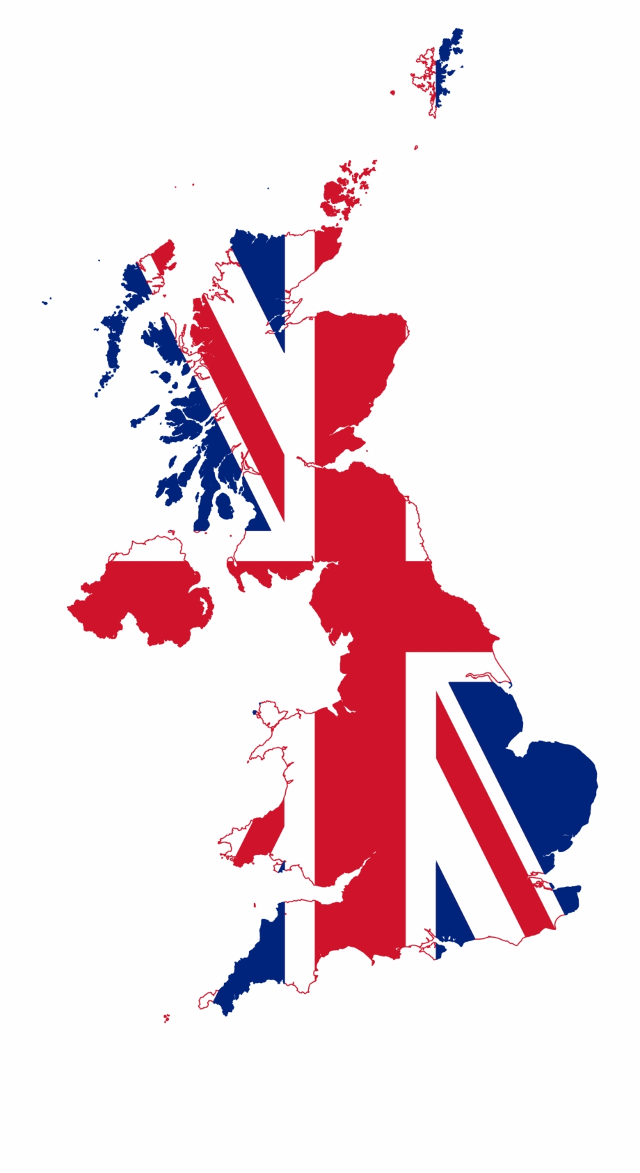 Flag Map Of The United Kingdom United Kingdom
