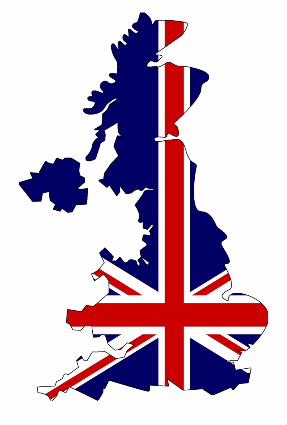 United Kingdom Map Cartoon
