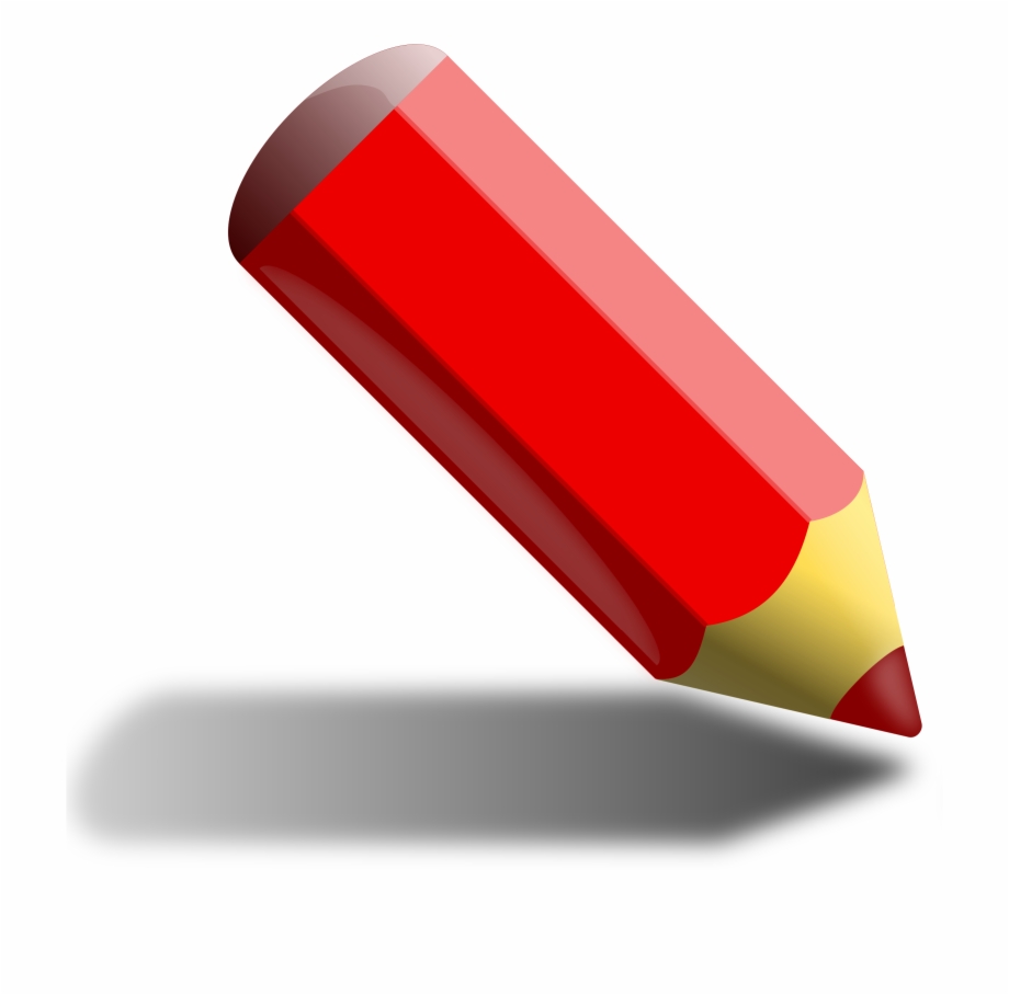 This Free Icons Png Design Of Red Pencil