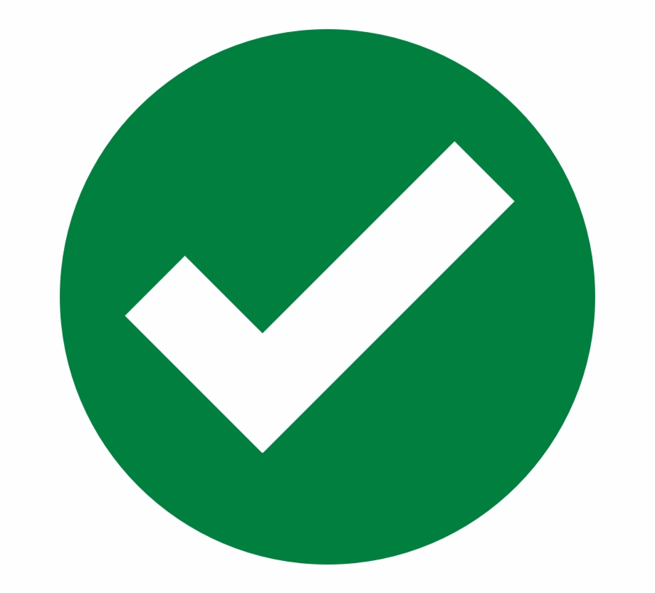 Green Check Png Green Circle Check Mark