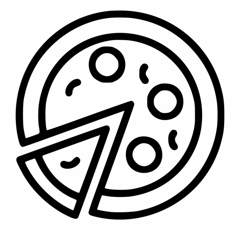 Pizza Clipart Black And White Clipart Best - vrogue.co
