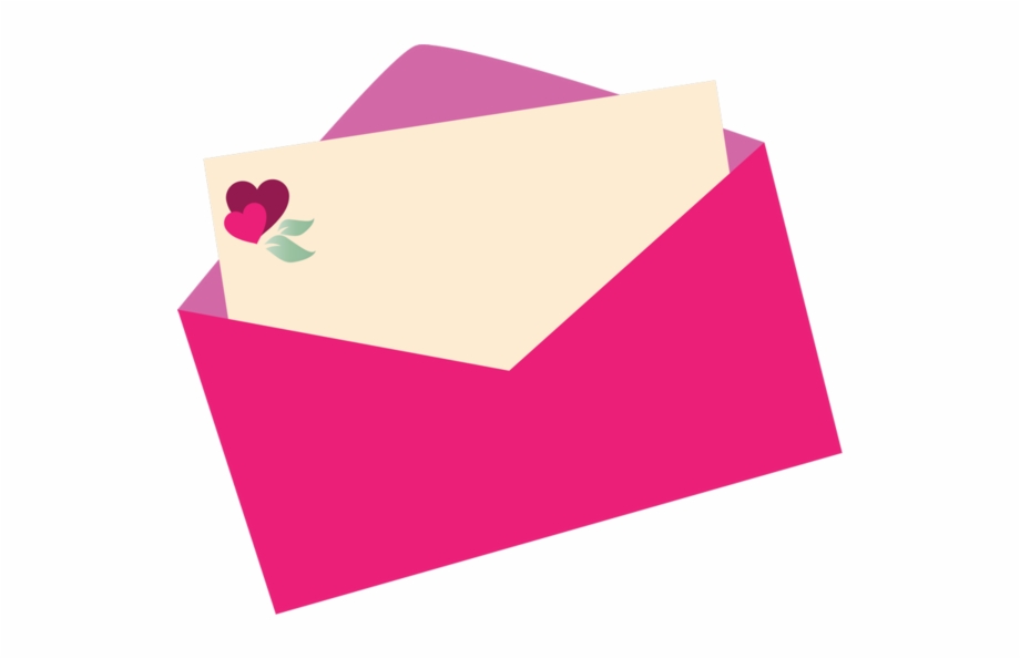 Mail Icon Rose Pink Envelope Clip Art