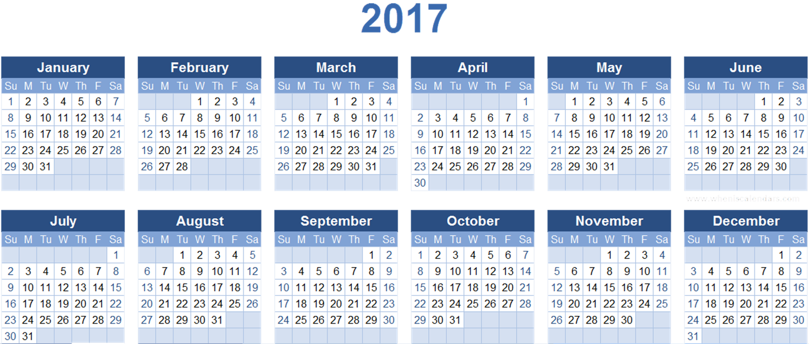 2017 Calendar Png 2017 Calendar Png Format