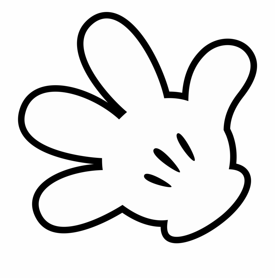 Mickey Mouse Png Mickey Mouse Glove Clipart