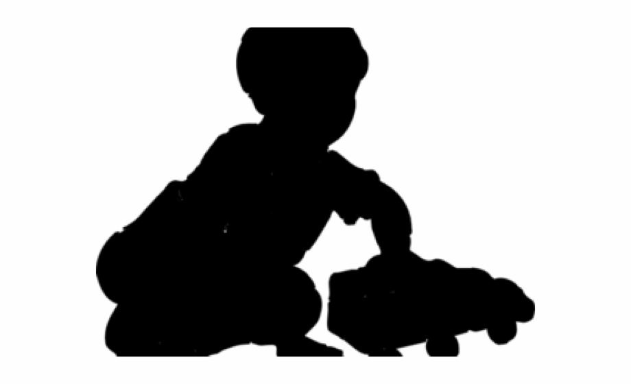 Silhouette Children Clipart
