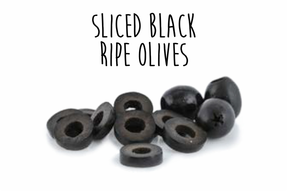 Olives Sliced Black Olives Png