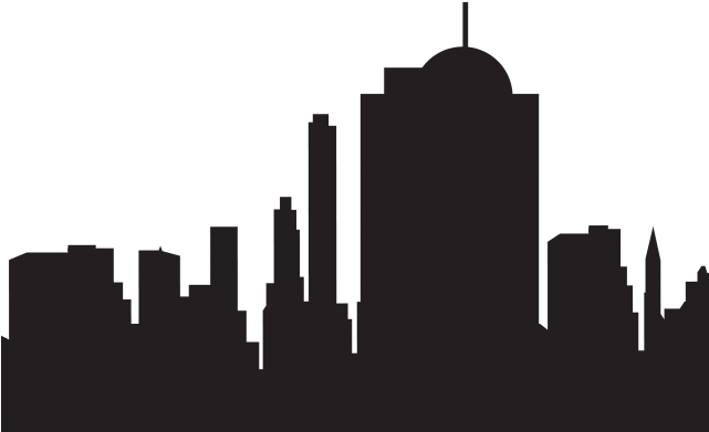 Free City Skyline Clipart Black And White, Download Free City Skyline ...