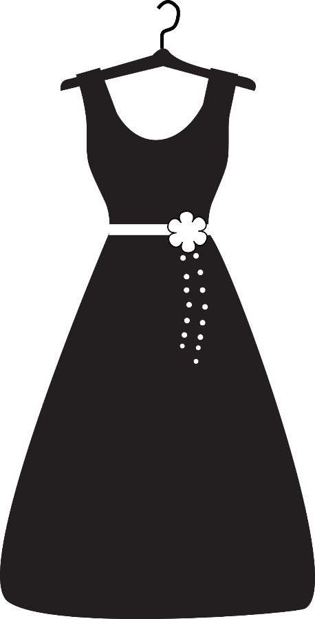 Dress Silhouette Png Dress On Hanger Clipart