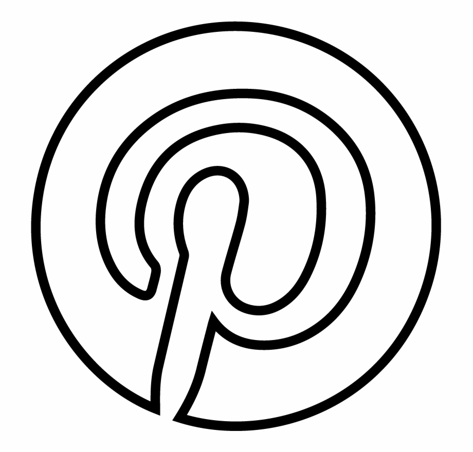 Pinterest Ndash Logomecca White Pinterest Logo Transparent Background