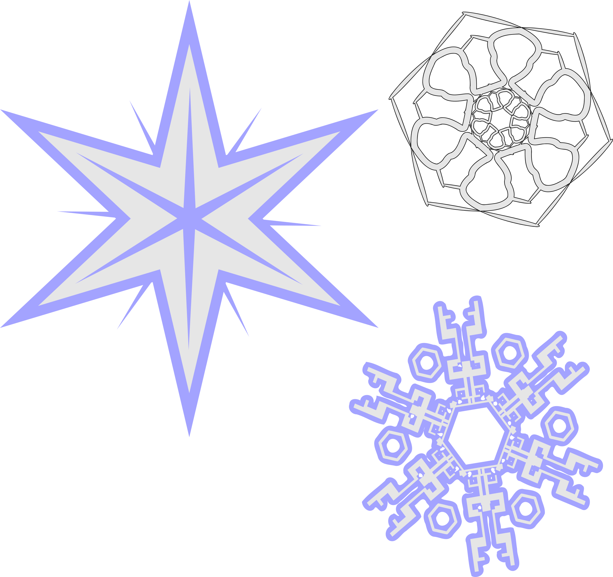 Clipart Collection Snowflakes Png Transparent Star Clip Art