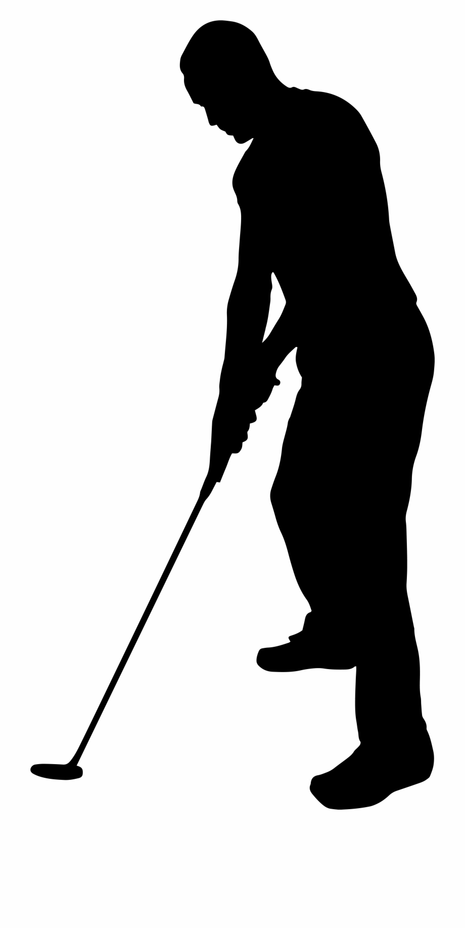 Golf Player Silhouette At Getdrawings Golf Player Clip