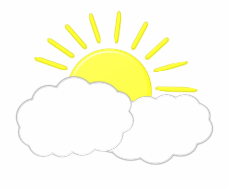 Sun Behind Clouds Icons Png Sun With Clouds