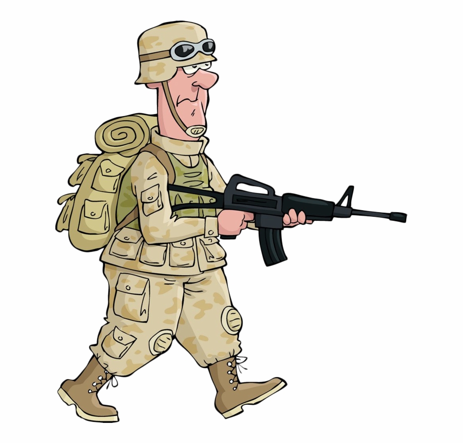 Image Library Cartoon Royalty Free Royaltyfree Transprent Soldier