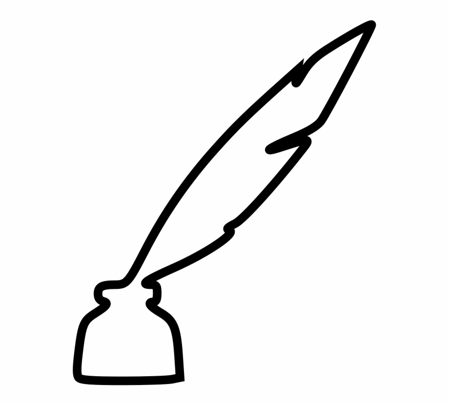 Quill And Ink Transparent Quill