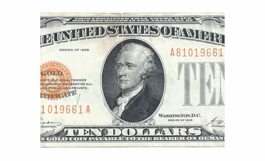 Dollar Clipart 10 10 Dollar Bills Series 1928