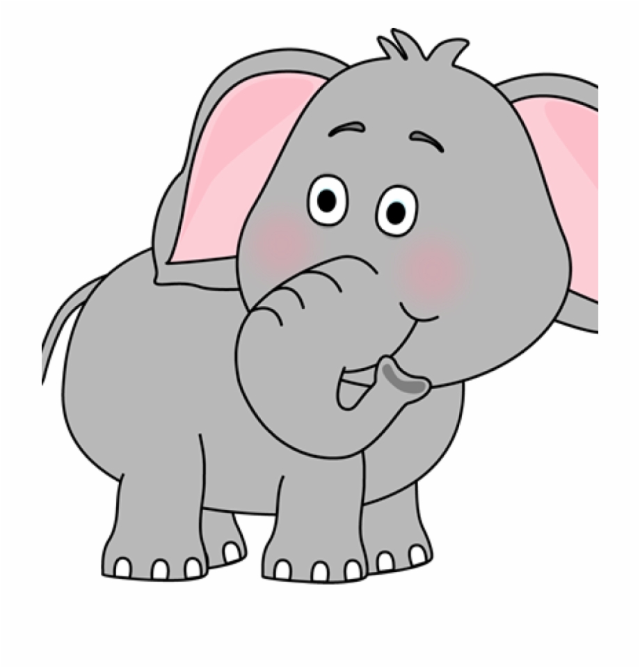 Elephant Clip Art Cute Baby Elephant Clipart Png