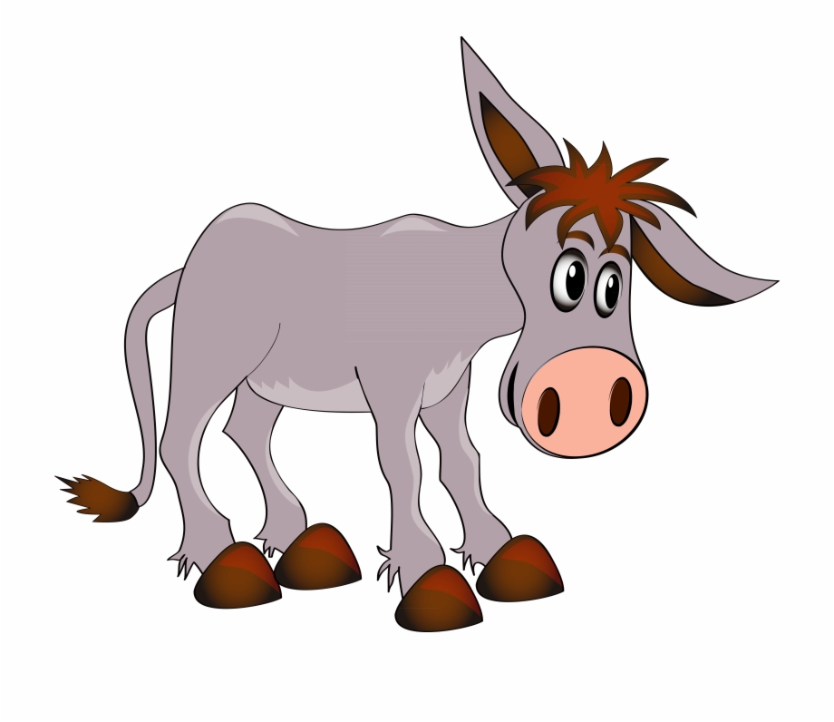 Free Donkey Clipart Black And White, Download Free Donkey Clipart Black ...
