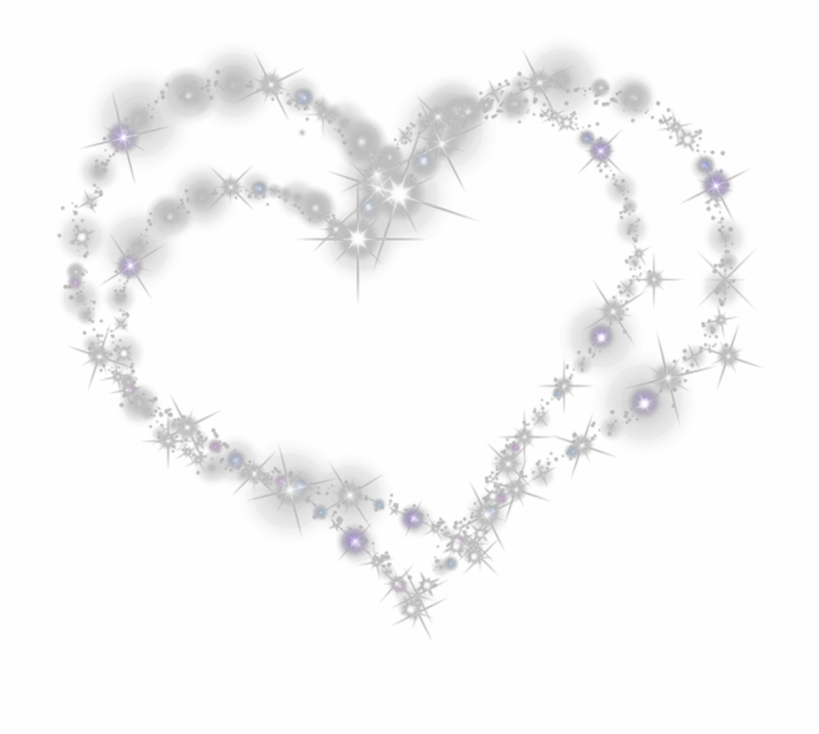 Ftestickers Hearts Sparkle Glitter Purple Necklace