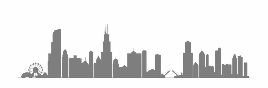 Chicago Skyline Buildings Clipart Chicago Skyline Silhouette