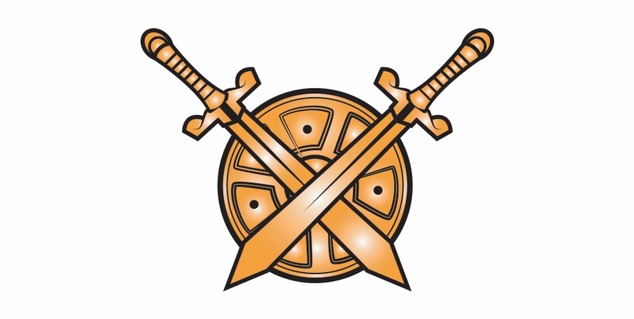 Crossed Swords And A Shield Vector And Transparent