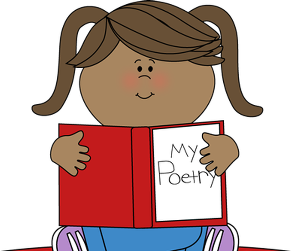 Poem Clipart Performance Poetry Kids Reading Poetry