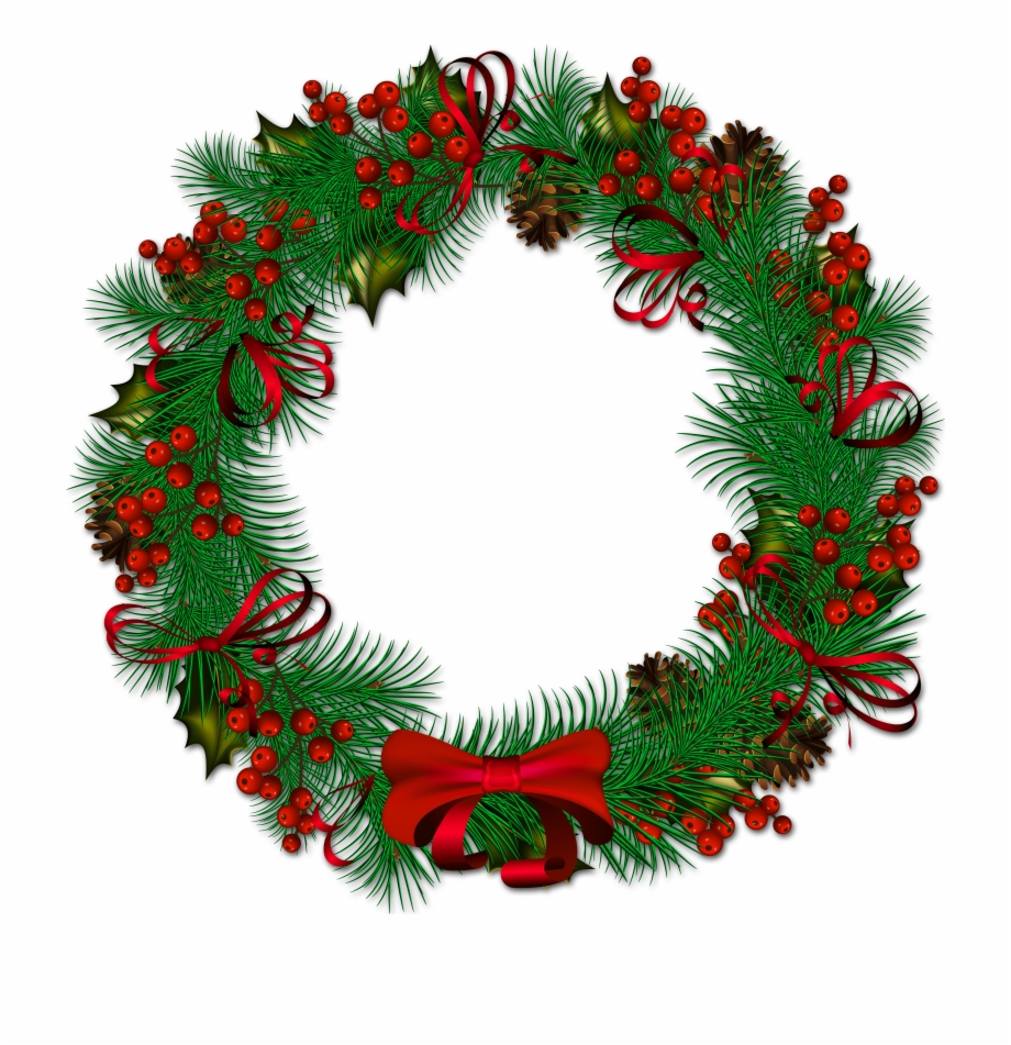 Fullsize Of Christmas Wreath Png Large Of Christmas