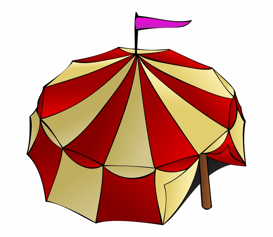 Circus Tent Entertainment Event Party Show Flag Circus