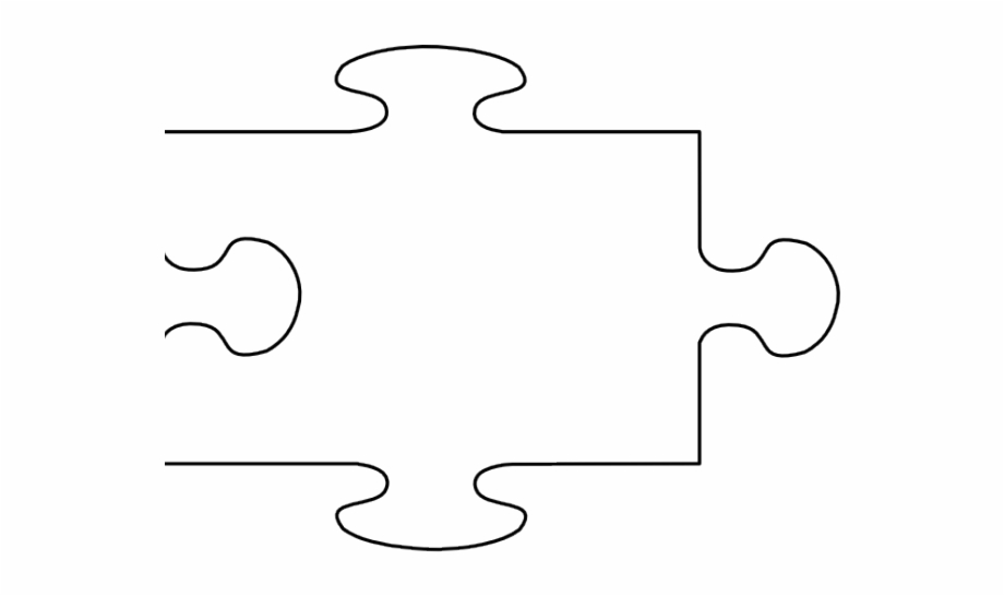 Free Puzzle Pieces Clip Art Black And White, Download Free Puzzle ...