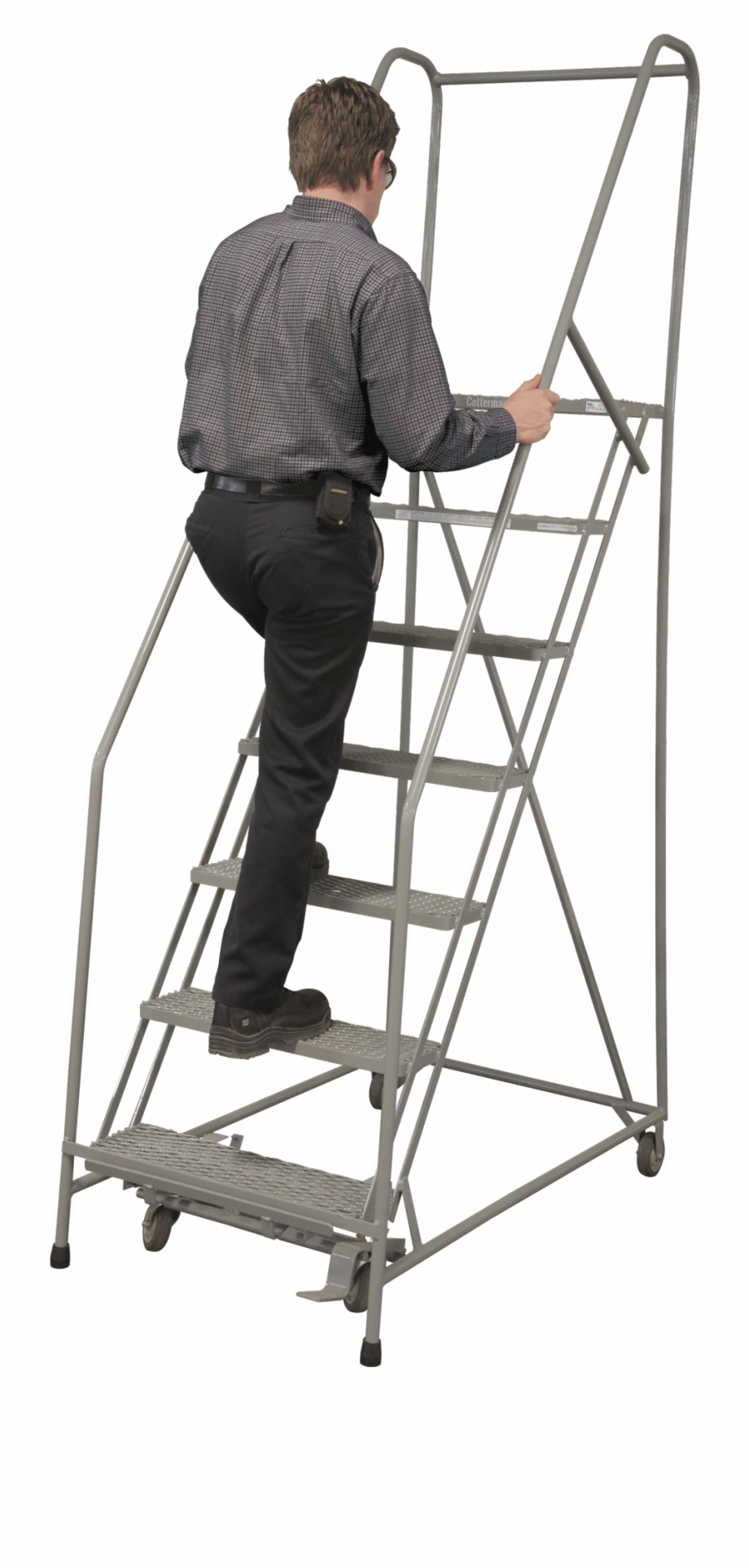 Partially Assembled Standard Angle Ladders Ladder