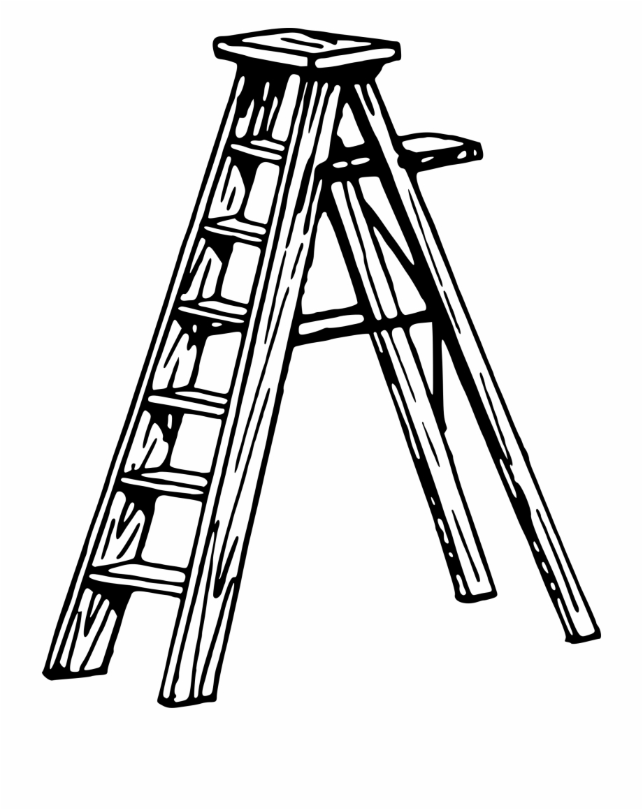 Clip Art Ladders Ladder Clipart Black And White
