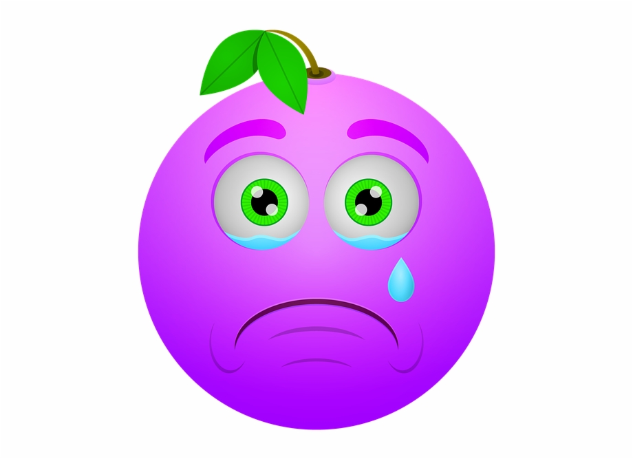 Smiley Berry Sad Crying Icon Sad Berry