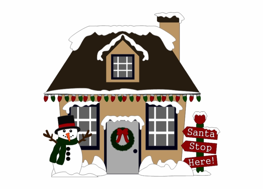 Christmas House By Scrappydew Christmas House Clip Art