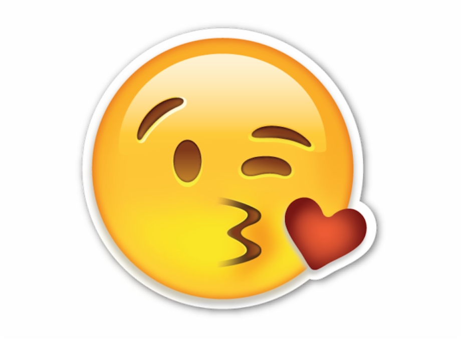 Side Tongue Out Emoji Png Heart Kissy Face